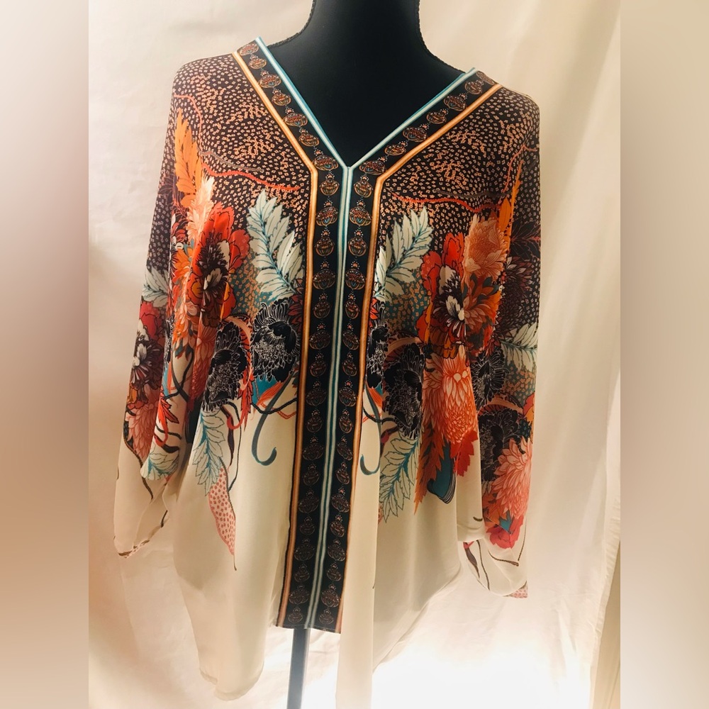 Rose and Olive blouse size large NWOT